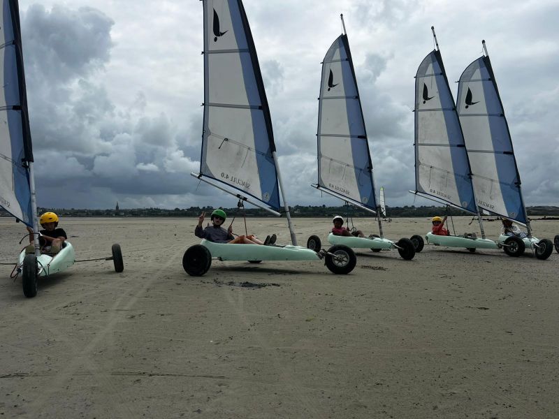 Séance de char à voile
